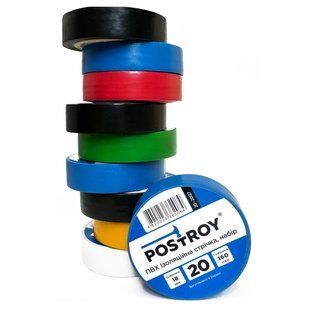 Набір ізоляційних стрічок 20 м Postroy (20-20127) 20-20127 фото