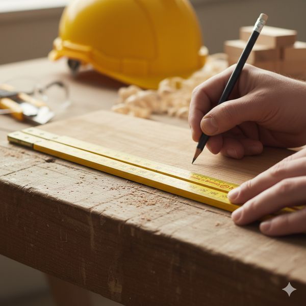 Лінійка будівельна 2 м складна дерев'яна Polax (38-072) 38-072 фото